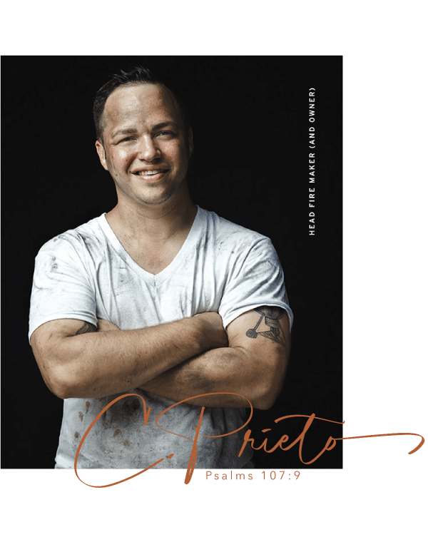 Christopher Prieto is a champion pitmaster, book author, barbecue judge, teacher and barbecue eating expert.